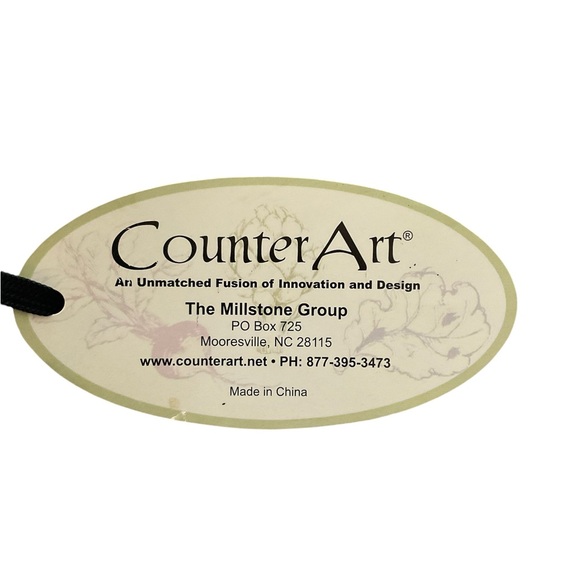 COUNTER ART Red Hat Ladies Wine Bottle Cheese Server NWOT - Picture 4 of 4